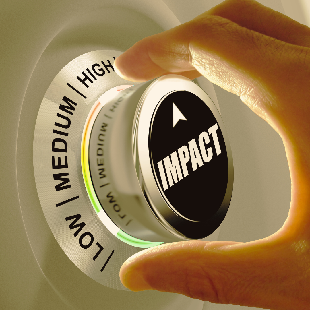 hand turning on the knob for the high influence